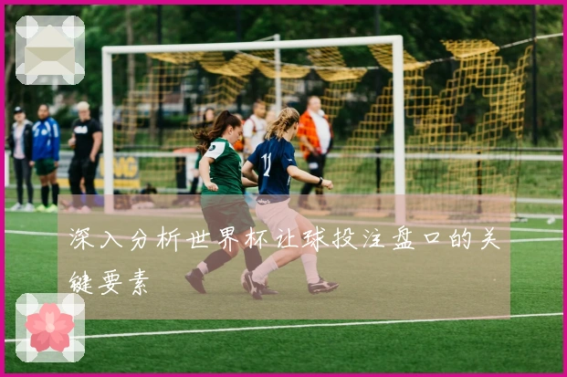 深入分析世界杯让球投注盘口的关键要素